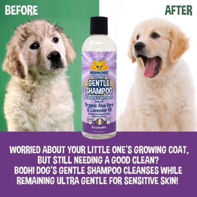 Bodhi Dog Premium Gentle Shampoo | Soothing & Ultra Gentle Puppy Shampoo | Aloe Vera and Lavender Oil | Natural Moisturizing Pet Wash for Puppies, Dogs and Cats (17 Fl Oz) - Image 6