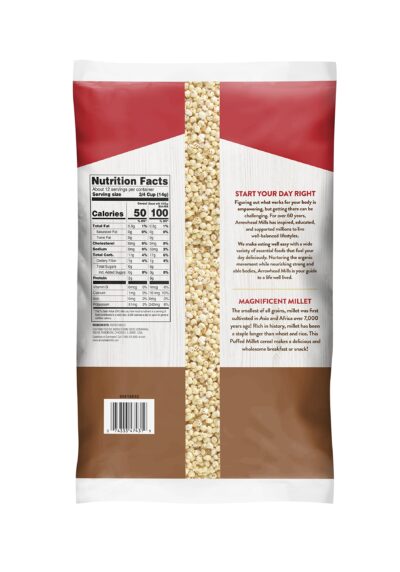 Arrowhead Mills Puffed Millet Cereal, 6 oz - Pack of 6 - Image 2