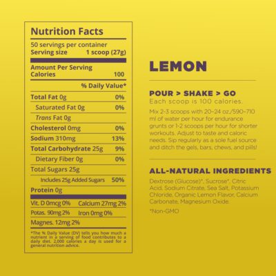 Tailwind Nutrition Endurance Fuel, Electrolyte & Hydration Sports Drink Mix Powder, Gluten-Free, Vegan, Lemon, 30 Servings - Image 5
