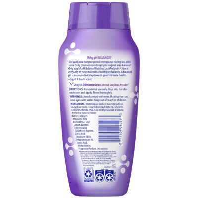 Vagisil Feminine Wash for Intimate Area Hygiene, pH Balance, Gynecologist Tested, Hypoallergenic, 12 oz, (Pack of 1) - Image 5