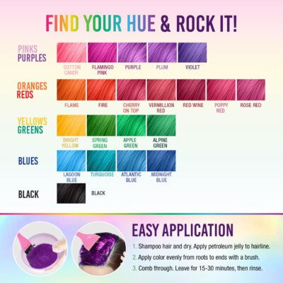 Punky Purple Semi Permanent Conditioning Hair Color, lasts up to 35 washes, 3.5 Fluid Ounce - Image 6