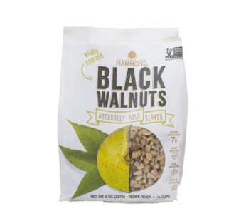 Hammons Black Walnuts, Recipe Ready, 8 oz, Highest Protein Nut, Heart Healthy, Non-GMO, Naturally Gluten-Free, Top Keto Nut (Packaging May Vary)