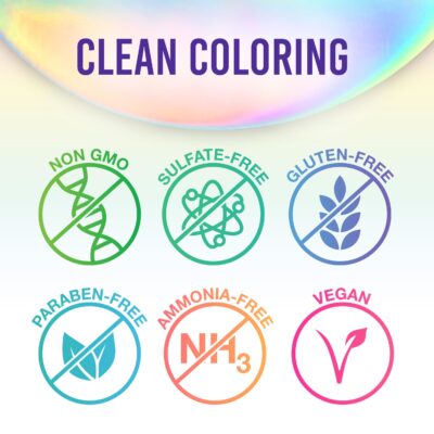 Punky Violet Semi Permanent Conditioning Hair Color | Non-Damaging Hair Dye | Vegan, PPD and Paraben Free | Vibrant Hair Color | Easy To Use | Lasts Up To 35 washes | 3.5oz - Image 4