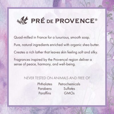 Pre de Provence Artisanal Soap Bar, Enriched with Organic Shea Butter, Natural French Skincare, Quad Milled for Rich Smooth Lather, Mint Leaf, 8.8 Ounce - Image 7