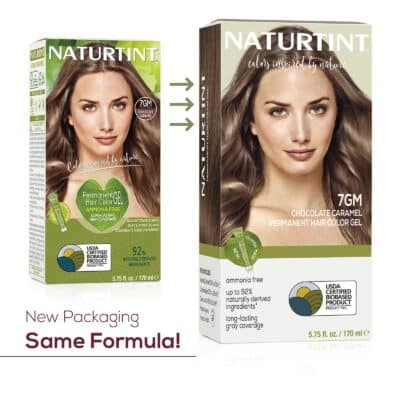 Naturtint Permanent Hair Color 7GM (Formerly 7.7) Chocolate Caramel (Pack of 1), Ammonia Free, Vegan, Cruelty Free, up to 100% Gray Coverage, Long Lasting Results (Packaging may vary) - Image 2