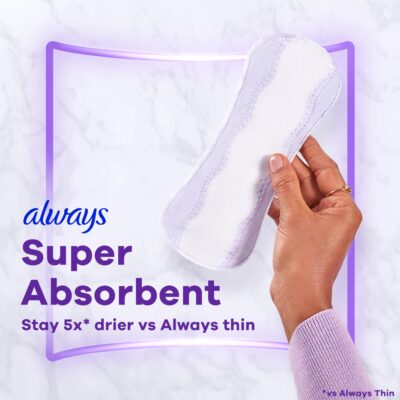 Always Anti-Bunch Xtra Protection, Panty Liners For Women, Extra Long Length, Unscented, 68 Count X 4 Packs (272 Count Total) (Packaging May Vary) - Image 2
