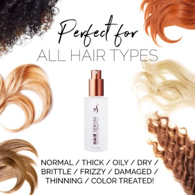Herstyler Argan Oil Serum for Natural Shine - Anti-Frizz Straightening Serum for Damaged Tresses (Pack of 2) - Image 6