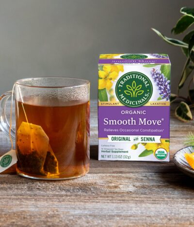 Traditional Medicinals Organic Smooth Move Herbal Stimulant Laxative Wrapped Tea Bags, 16 Count (Pack of 1) - Image 6