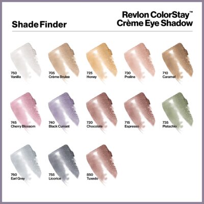 Revlon Cr?me Eyeshadow, ColorStay 24 Hour Eye Makeup, Highly Pigmented Cream Formula in Blendable Matte & Shimmer Finishes, 705 Cr?me Br?l?e, 0.18 Oz - Image 8