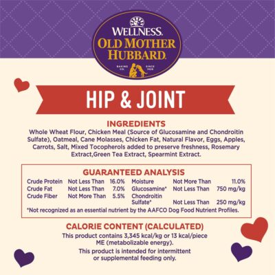 Old Mother Hubbard by Wellness Mother's Solutions Hip & Joint Natural Dog Treats, Crunchy Oven-Baked Biscuits, Ideal for Training, 20 ounce bag - Image 6