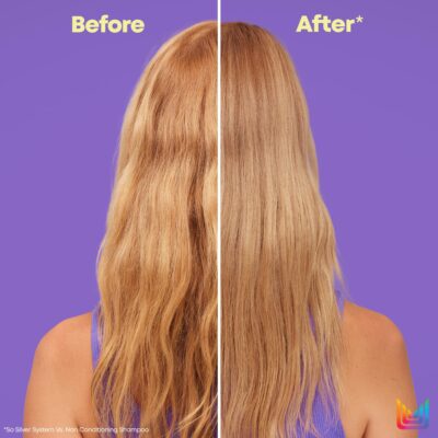 Matrix So Silver Purple Shampoo | Neutralizes Yellow Tones | Color Depositing & Toning | For Color Treated, Blonde, Grey, and Platinum Hair | Packaging May Vary | 33.8 Fl. Oz. | Vegan - Image 3