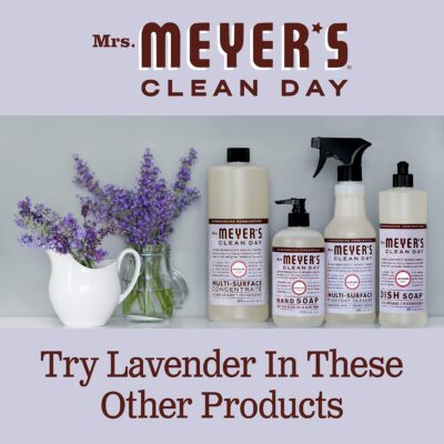 Mrs. Meyer's Clean Day Multi-Surface Everyday Cleaner, Cruelty Free Formula, Lavender Scent, 16 oz- Pack of 3 - Image 7