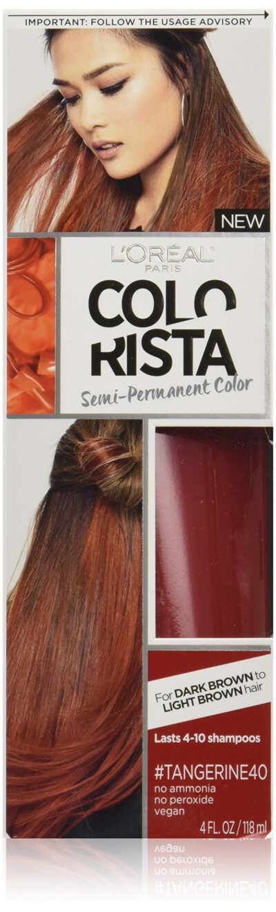 L?Or?al Paris L'Or?al Paris Colorista Semi-Permanent Hair Color For Brunettes, Tangerine