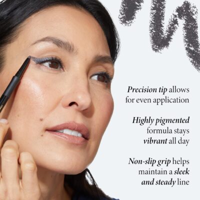 LAURA GELLER NEW YORK INKcredible Gel Eyeliner - Blackbird - Waterproof Smudge-proof Eyeliner Pencil - Built in Sharpener - Image 3