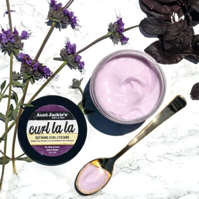 Aunt Jackie's Curls and Coils Curl La La Defining Curl Custard for Natural Hair Curls, Coils and Waves Enriched with shea Butter and Olive Oil, 15 oz, 6 Pack - Image 4