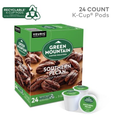 Green Mountain Coffee Roasters Southern Pecan, Single-Serve Keurig K-Cup Pods, Flavored Light Roast, 24 Count - Image 2