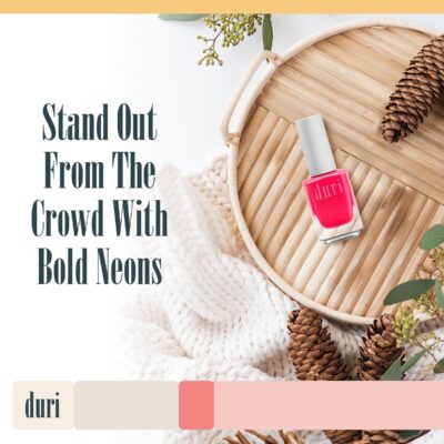 duri 151N Poison - Neon Hot Pink Nail Polish - Image 6