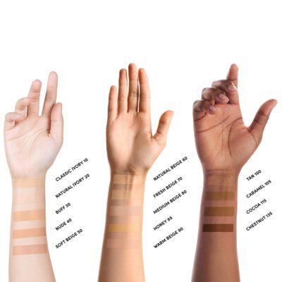 Neutrogena Healthy Skin Liquid Makeup Foundation, Broad Spectrum SPF 20 Sunscreen, Lightweight & Flawless Coverage Foundation with Antioxidant Vitamin E & Feverfew, 90 Warm Beige, 1 fl. oz - Image 6