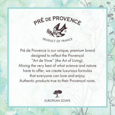 Pre de Provence Artisanal Soap Bar, Enriched with Organic Shea Butter, Natural French Skincare, Quad Milled for Rich Smooth Lather, Mint Leaf, 8.8 Ounce - Image 8