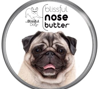 The Blissful Dog Fawn Pug Nose Butter, Versatile Dog Nose Balm for Dry Nose, Handcrafted Nose Moisturizer, Easy-to-Apply Dog Essentials, Unscented, 1 oz.