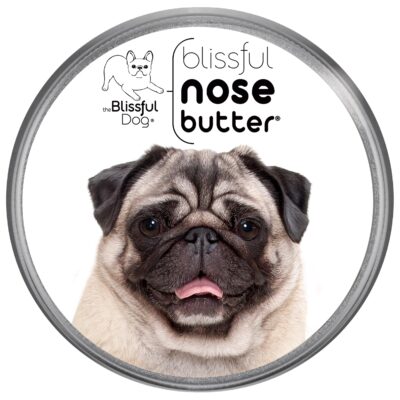 The Blissful Dog Fawn Pug Nose Butter, Versatile Dog Nose Balm for Dry Nose, Handcrafted Nose Moisturizer, Easy-to-Apply Dog Essentials, Unscented, 1 oz.