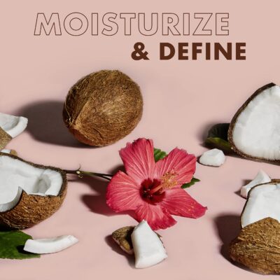 Shea Moisture Curl Enhancing Smoothie, Bonus Size ? Coconut & Hibiscus Curl Cream with Shea Butter & Coconut Oil for Curly Hair Care, Frizz Control, Curl Defining Cream, Leave-In Conditioner, 16 Fl Oz - Image 5