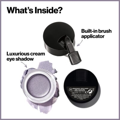 Revlon Cr?me Eyeshadow, ColorStay 24 Hour Eye Makeup, Highly Pigmented Cream Formula in Blendable Matte & Shimmer Finishes, 705 Cr?me Br?l?e, 0.18 Oz - Image 5