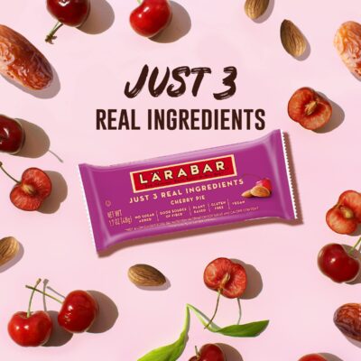 Larabar Cherry Pie, Gluten Free Vegan Fruit & Nut Bar, 1.7 oz Bars, 16 Ct - Image 2