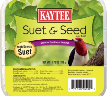 Kaytee Suet & Seed High Energy Suet 11.75 Ounces