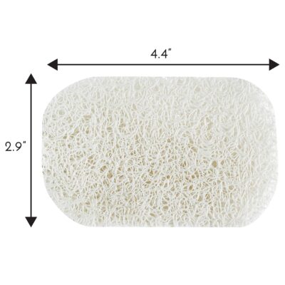 S&T INC. Soap Holder for Kitchen and Bathroom Soap Dish, Soap Saver for Hand Soap and Bar Soap, 4 Pack, 2.9 Inches by 4.4 Inches, White - Image 7