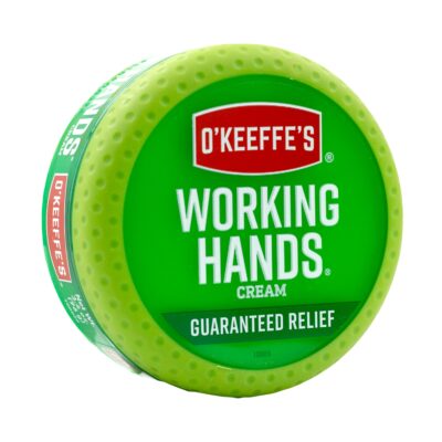 O'Keeffe's Working Hands Hand Cream for Extremely Dry Cracked Hands 3.4 Ounce Jar (Pack 1)