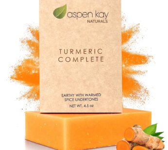 Turmeric Soap Bar for Body & Face – Made with Natural and Organic Ingredients. Gentle Soap ? For All Skin Types ? Made in USA 4.5oz Bar