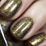 ILNP Caesar - Deep Olive Holographic Metallic Nail Polish - Image 5