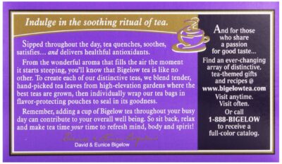 Bigelow Tea Darjeeling Tea, 20 ct - Image 3