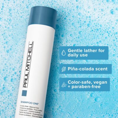 Paul Mitchell Shampoo One, Everyday Wash, Balanced Clean, For All Hair Types, 3.4 fl. oz. - Image 5