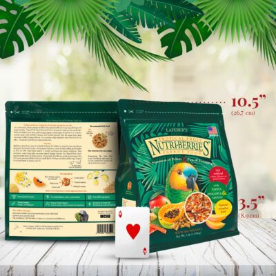 LAFEBER'S Tropical Fruit Nutri-Berries Pet Bird Food, Made with Non-GMO and Human-Grade Ingredients, for Parrots, 3 lb - Image 7