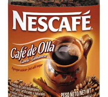 Nescafe Cafe De Olla Instant Coffee, Cinnamon, 6.7-Ounce Jars (Pack of 3)