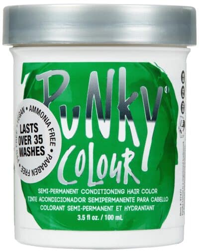 Punky Apple Green Semi Permanent Conditioning Hair Color, 3.5oz
