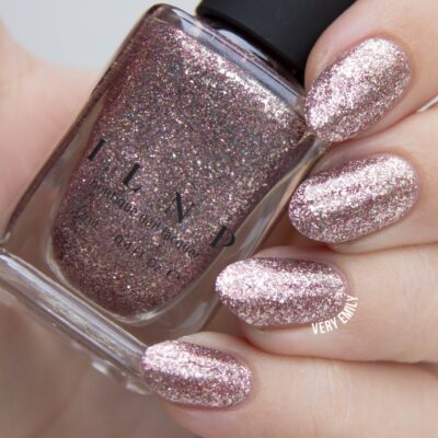 ILNP Madison Ave - Antique Pink Holographic Metallic Nail Polish - Image 5