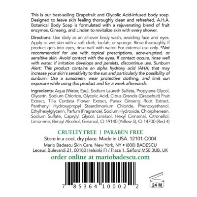 A.H.A. Botanical Body Soap 16oz. - Image 6