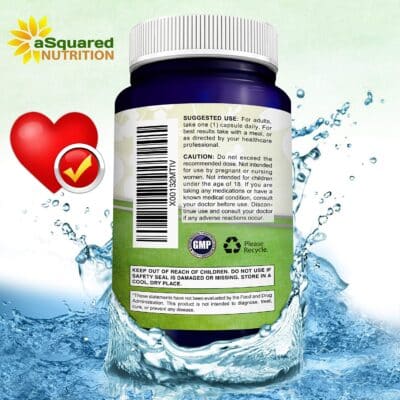 aSquared Nutrition CoQ10 (400mg Max Strength, 200 Capsules) - High Absorption Vegan Coenzyme Q10 Powder - Ubiquinone Supplement Pills, Extra Antioxidant CO Q-10 Enzyme Vitamin Tablets, Coq 10 400 mg - Image 6