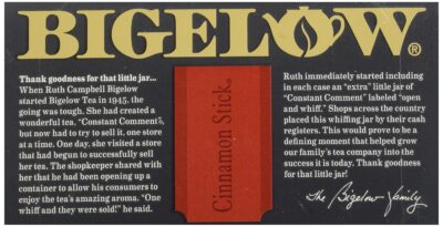 Bigelow Tea - Black Tea Cinnamon Stick - 20 Tea Bags - Image 5