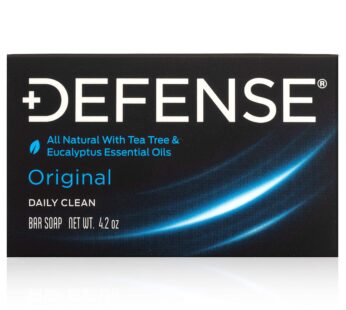 Defense Soap 4.2 Oz Bar – 100% Natural Tea Tree and Eucalyptus Oil