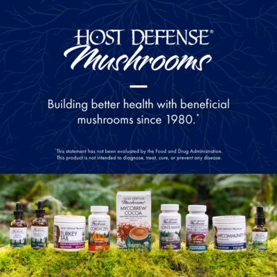 Host Defense Stamets 7-7 Species Blend - Mushroom Supplement for Immune Support - includes Royal Sun Blazei, Cordyceps, Reishi, Maitake, Lion's Mane, Chaga & Mesima - 60 Capsules (30 Servings)* - Image 7