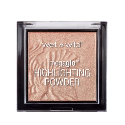 wet n wild MegaGlo Highlighting Powder, Highlighter Makeup, Shimmer Glow, Natural Pink Precious Petals