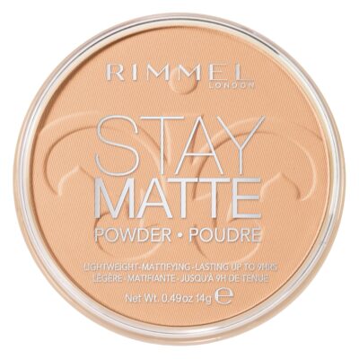 Rimmel Stay Matte Pressed Powder, Nude Beige, 0.49 Ounce (Pack of 1)