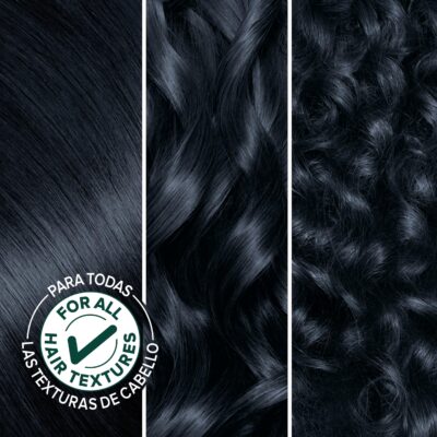 Garnier Nutrisse Nourishing Color Creme, 22 - Intense Blue Black, Permanent Hair Dye, Nourishing Hair Color with Avocado, Olive and Shea Oils, Box (Packaging May Vary) - Image 3