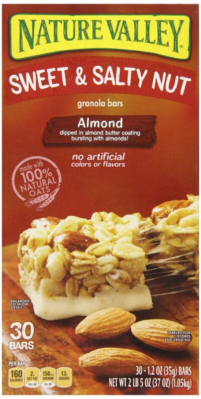 Nature Valley Sweet and Salty Nut Almond Granola Bars, 36 Count - Image 2