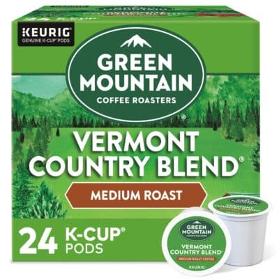 Green Mountain Coffee, Vermont Country Blend, K-Cup Portion Pack for Keurig Brewers 24-Count (Packaging May Vary)