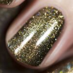 ILNP Caesar - Deep Olive Holographic Metallic Nail Polish - Image 4